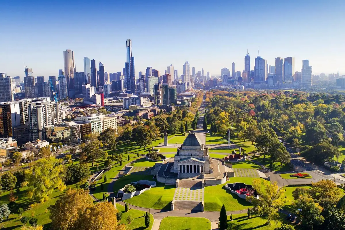 Cityscape of Melbourne
