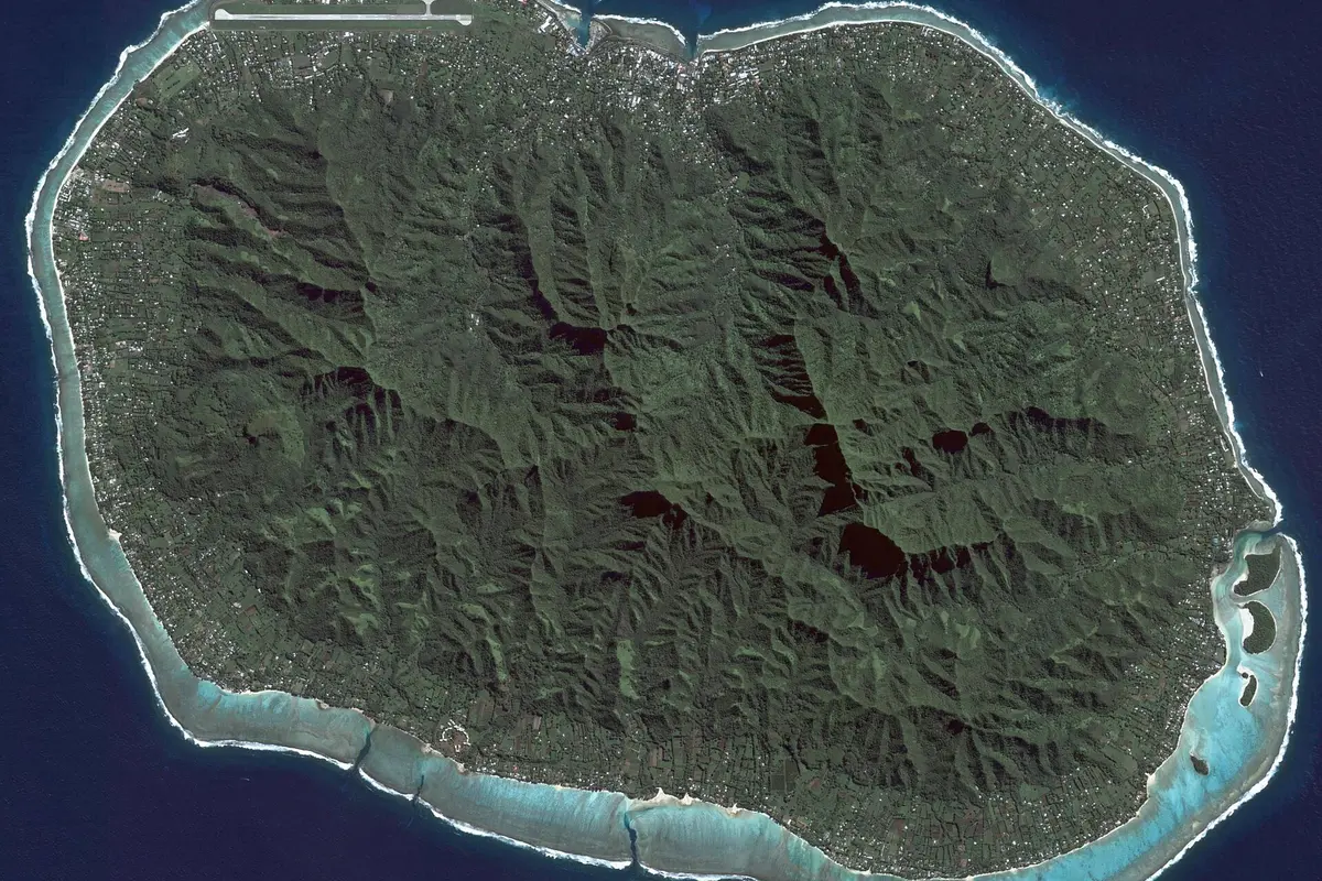 Cityscape of Rarotonga