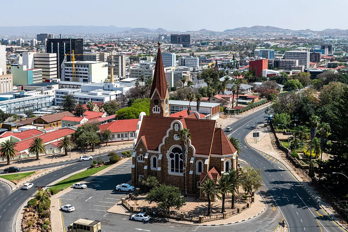 Cityscape of Windhoek